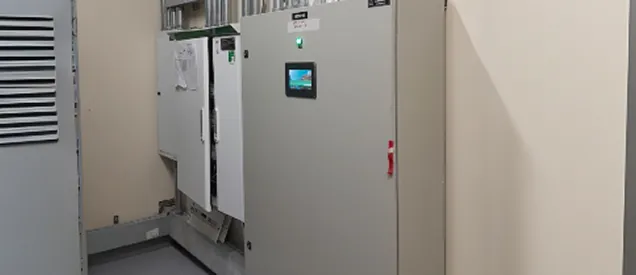 Main electrical switchgear room and control panels